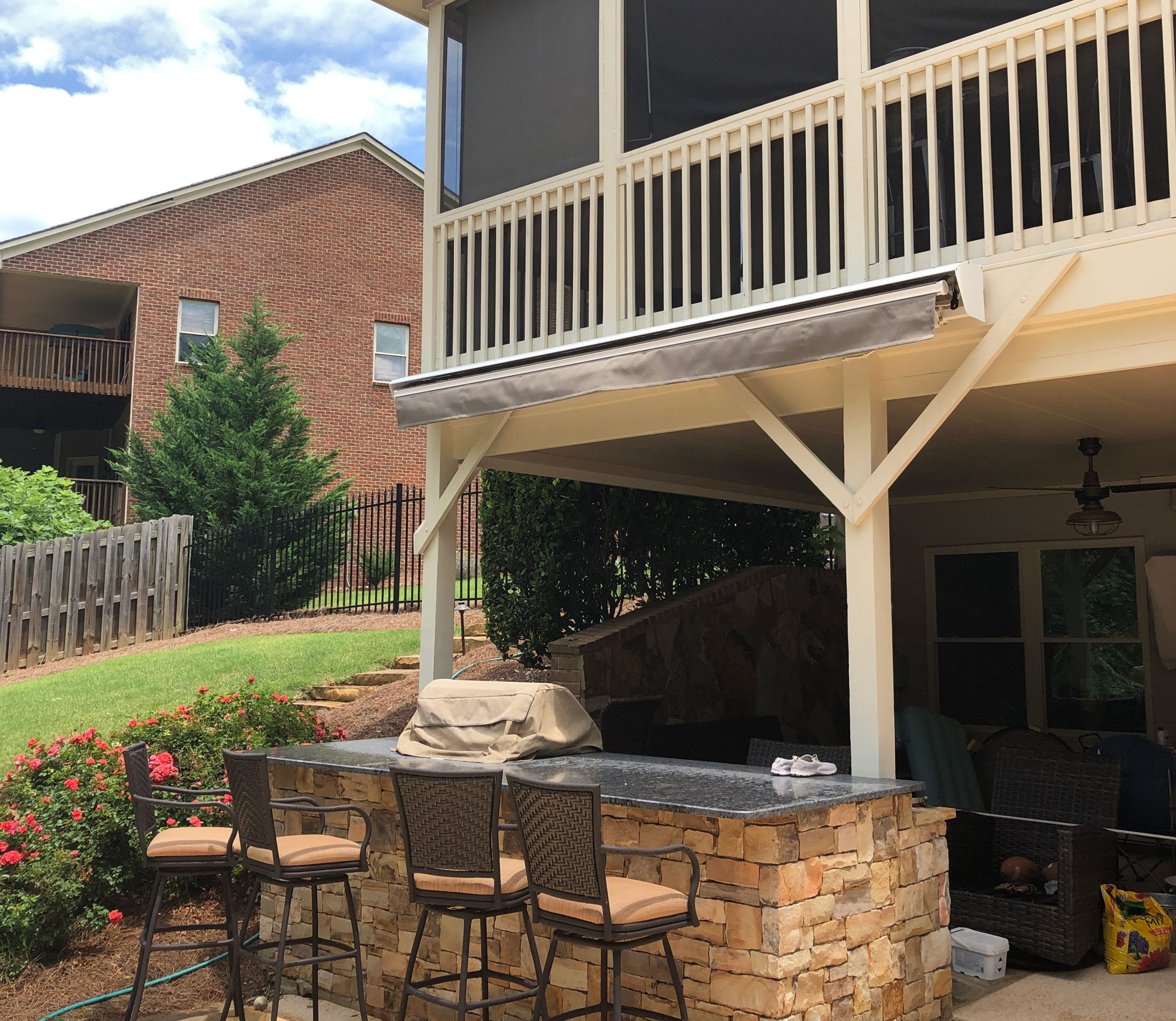 georgia retractable awning closed