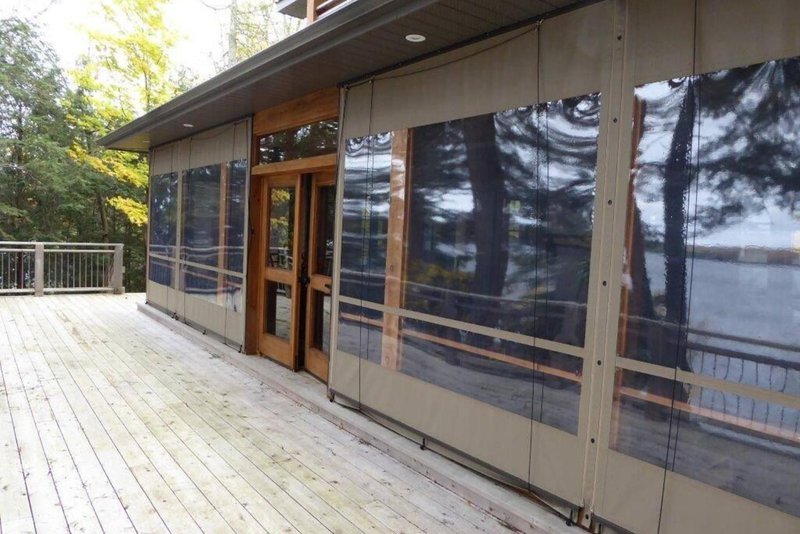 vinyl curtains alt to sunroom